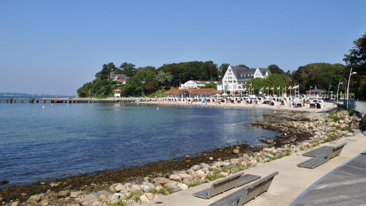 Weitblick - Mit Strandkorb, Mehr Meer Geht Nicht Glücksburg Extérieur photo