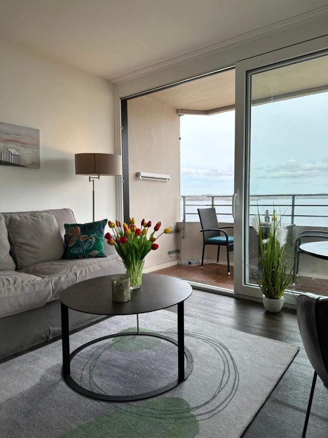 Weitblick - Mit Strandkorb, Mehr Meer Geht Nicht Glücksburg Extérieur photo